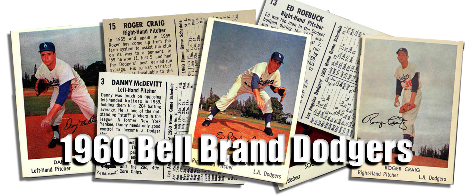 1960 Bell Brand Dodgers 